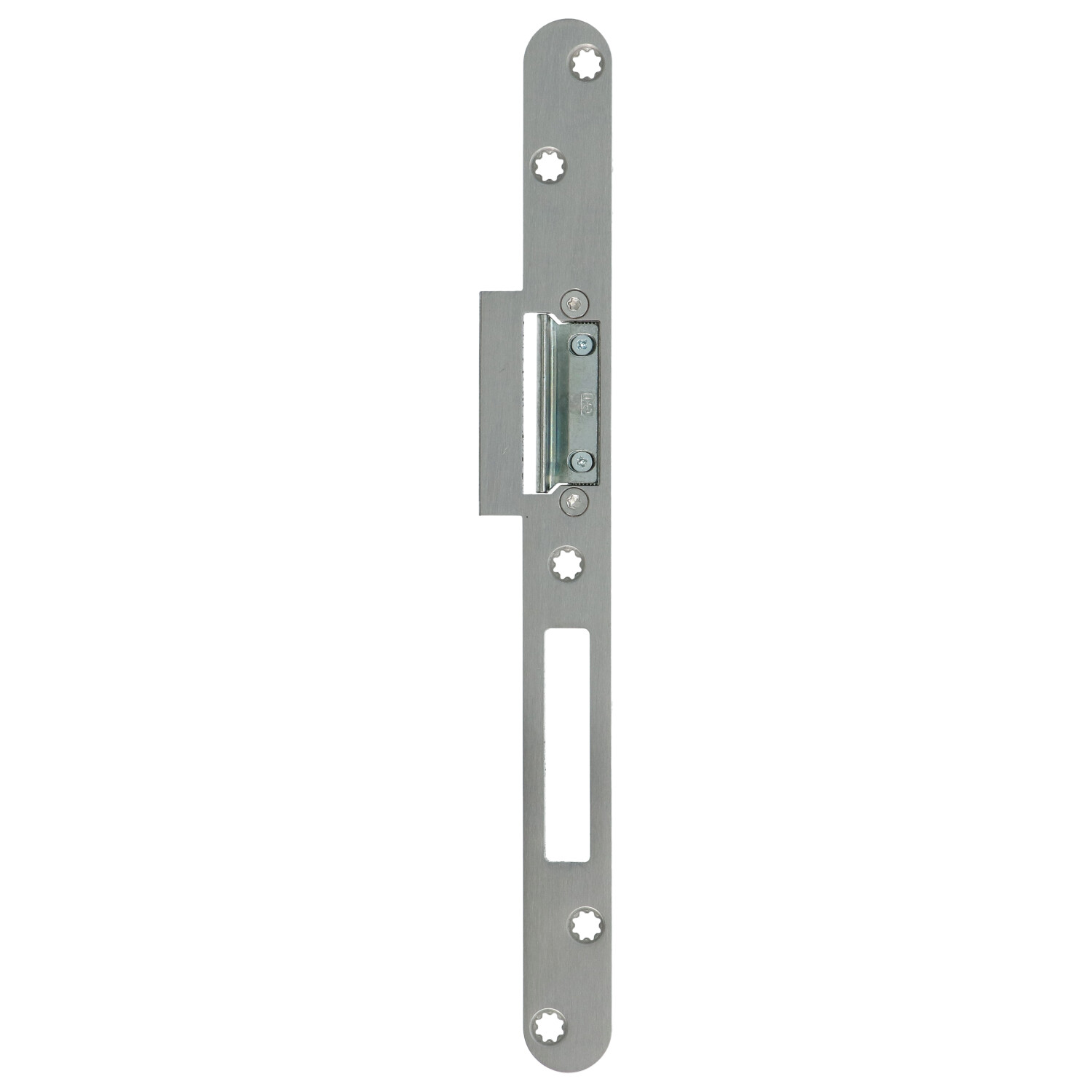 GU 6-39923 | Cerradero reforzado para puertas de madera | Inox F24
