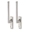GU K-13267 | Juego de manillas para puerta corredera elevable | Doble con cilindro