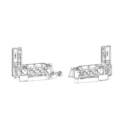 GU K-15276 | Juego de carros para puerta corredera oscilo-paralela | Gama 966 | 150 kg - 3