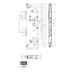 GU K-20046 | Caja principal para renovación | Cierres multipunto GU