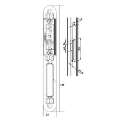 GU 6-29532 | Cazoleta para cerradero | Puertas de madera F24