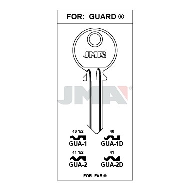 Llave en bruto JMA GUA-1 – vista agrupada
