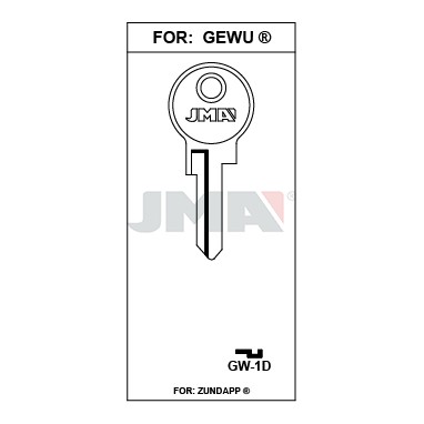 Llave en bruto JMA GW-1D – vista agrupada