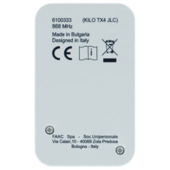 Genius KILO TX4 | Mando de garaje | Código evolutivo | 868 MHz