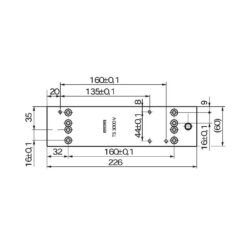 GEZE | Placa de montaje para cierrapuertas TS3000 | Plata - 4