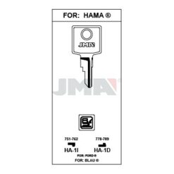 Llave en bruto JMA HA-1D – vista agrupada