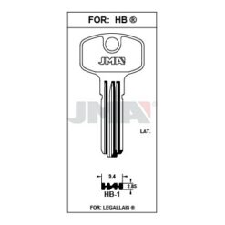 Llave en bruto JMA HB-1 – vista agrupada
