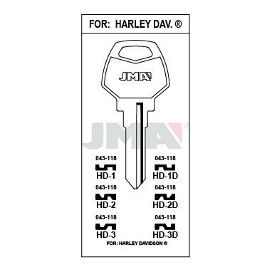 Llave en bruto JMA HD-1 – vista agrupada