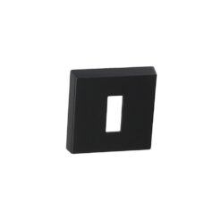 Roseta HDD Pro X-Treme con apertura para llave de gorja, cuadrada | Negro mate | Por unidad