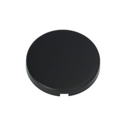 Roseta ciega HDD Pro redonda | Negro mate | Por unidad