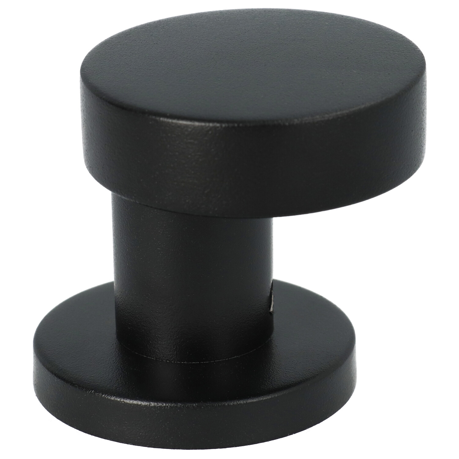 HDD pomo de puerta Top Plat Schuin (plano inclinado) | Negro estructurado UV | Uso exterior