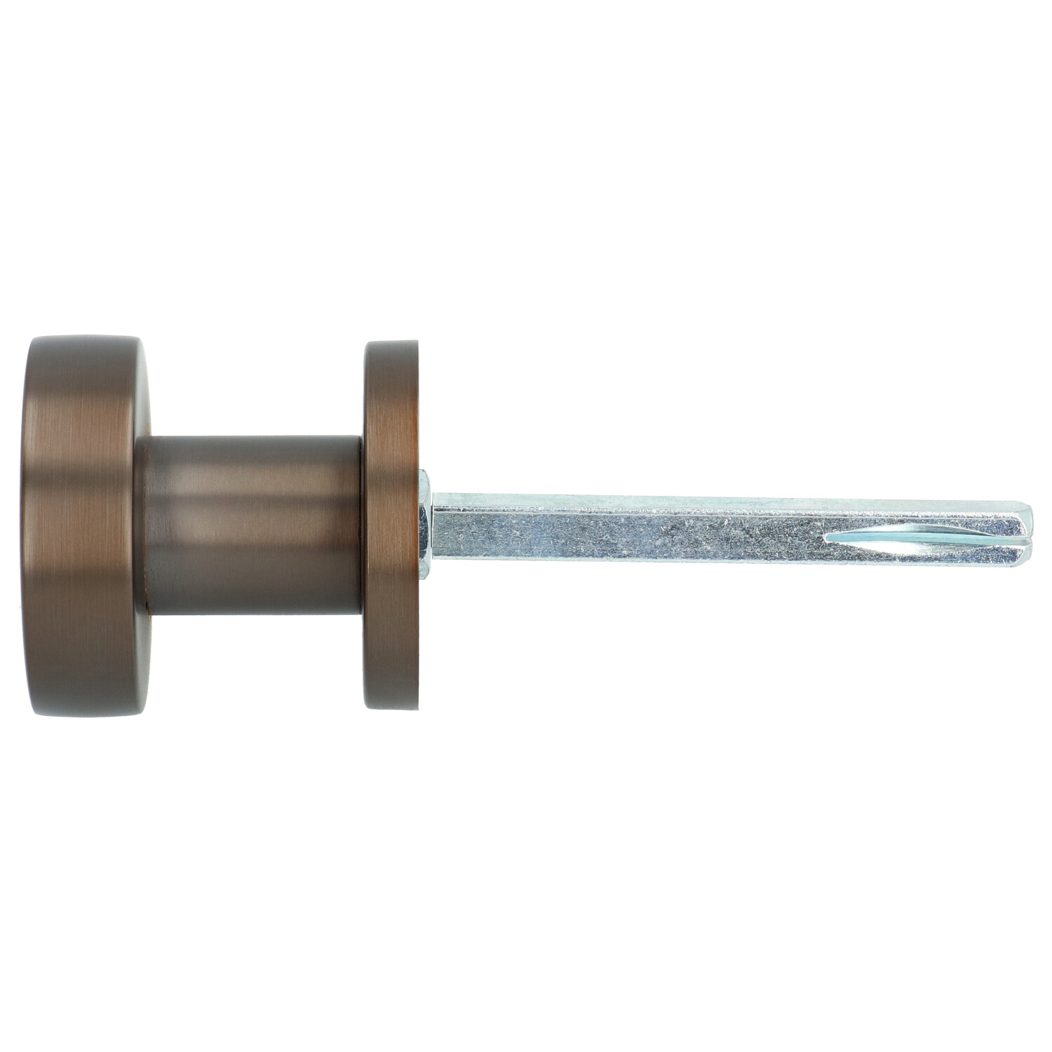 HDD pomo de puerta Top Plat (plano) | Bronce mate - Imagen 2