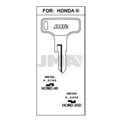 Llave en bruto JMA HOND-49 – vista agrupada