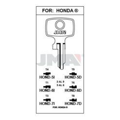 Llave en bruto JMA HOND-7I – vista agrupada