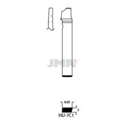Llave en bruto JMA HU-7C1 NIK