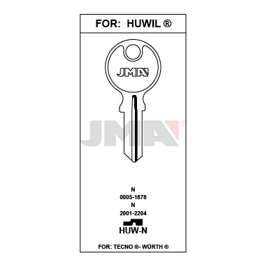Llave en bruto JMA HUW-N – vista agrupada