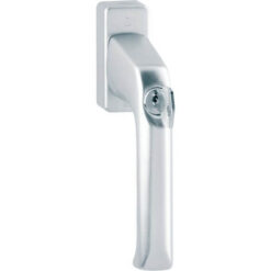 Hoppe London | Manilla de ventana con llave | Aluminio