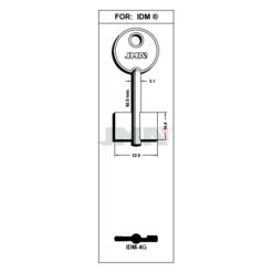 Llave en bruto JMA IDM-4G – vista agrupada