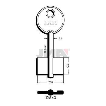 Llave en bruto JMA IDM-4G