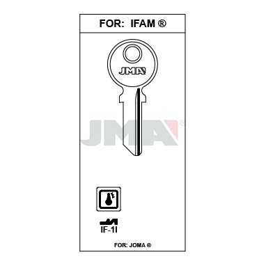 Llave en bruto JMA IF-1I – vista agrupada