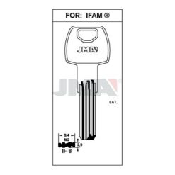 Llave en bruto JMA IF-8 – vista agrupada
