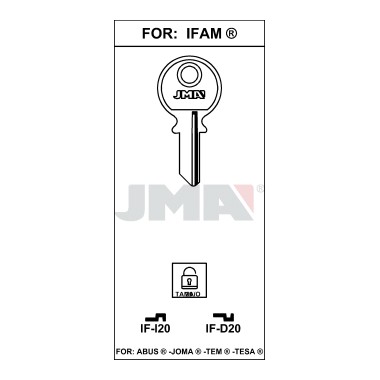 Llave en bruto JMA IF-D20 – vista agrupada