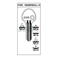 Llave en bruto JMA ING-N – vista agrupada