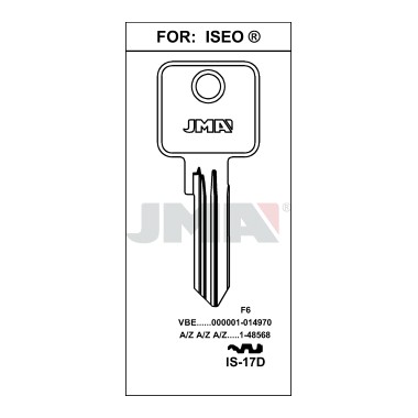 Llave en bruto JMA IS-17D – vista agrupada