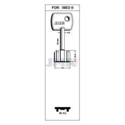 Llave en bruto JMA IS-1G – vista agrupada