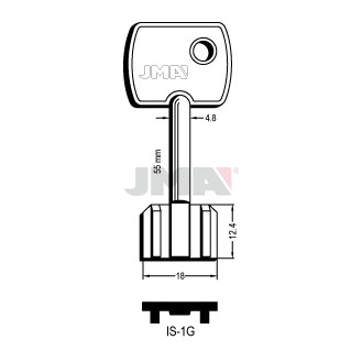 Llave en bruto JMA IS-1G