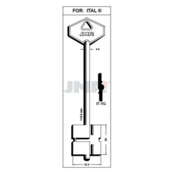 Llave en bruto JMA IT-1G – vista agrupada