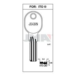 Llave en bruto JMA ITO-2D – vista agrupada