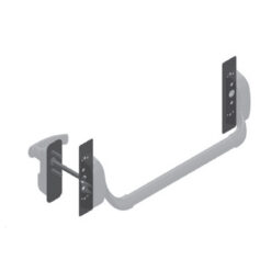 Iseo 94100655 - Set de placas de renovación para barra antipánico