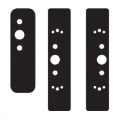 Iseo 94100655 - Set de placas de renovación para barra antipánico
