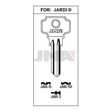 Llave en bruto JMA JAR-1D – vista agrupada