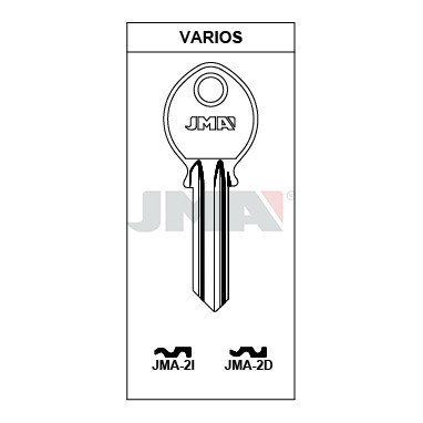 Llave en bruto JMA JMA-2D – vista agrupada