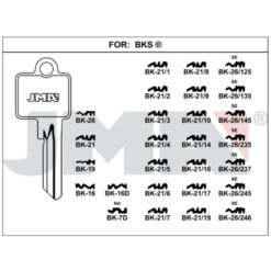 Llave en bruto JMA BK-19 – vista agrupada