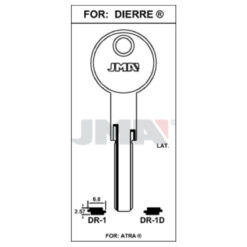 Llave en bruto JMA DR-1D – vista agrupada