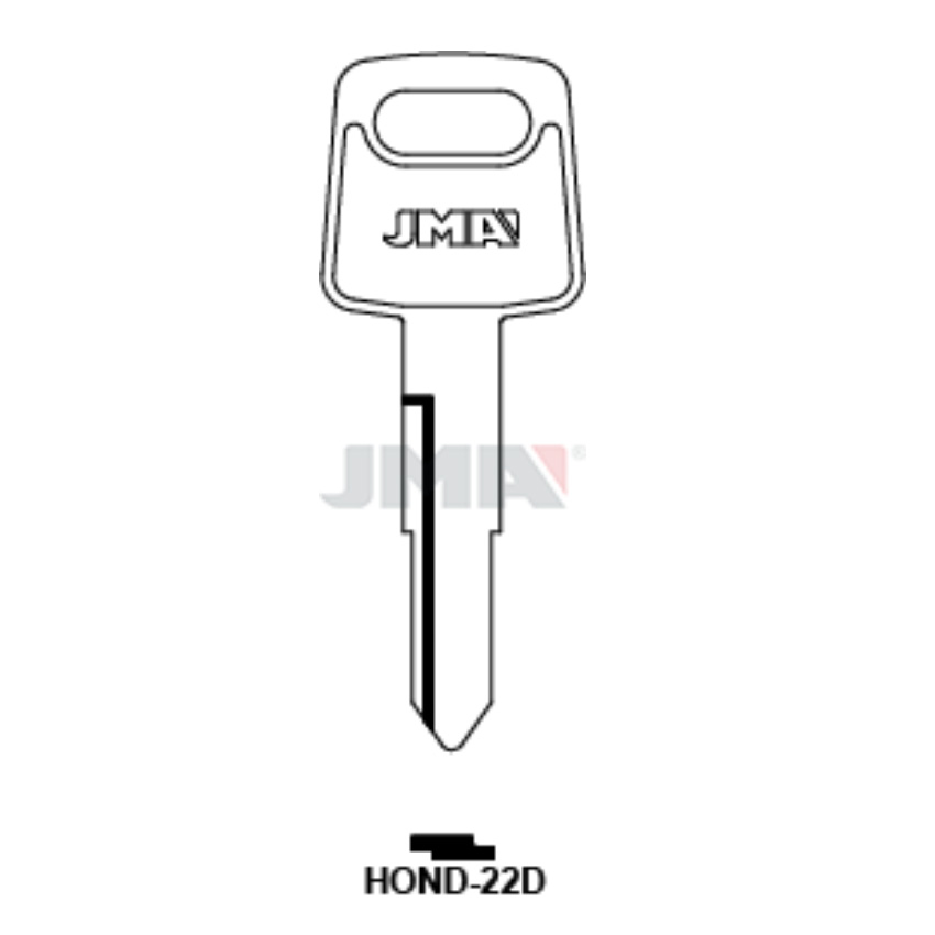 Llave en bruto JMA HOND-22D