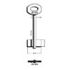 Llave en bruto JMA JW-45G