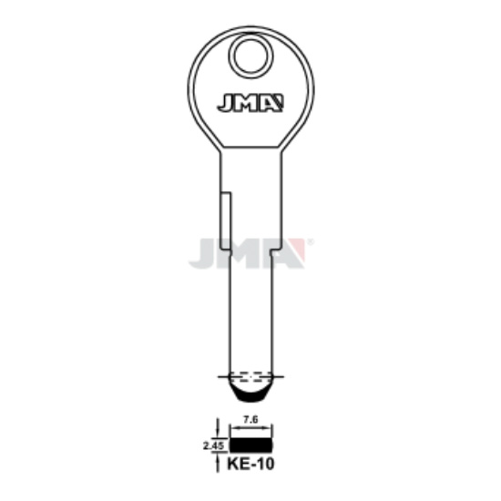 Llave en bruto JMA KE-10