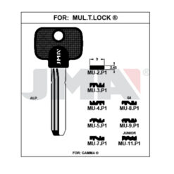 Llave en bruto JMA MU-2.P1 – vista agrupada