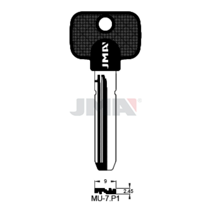 Llave en bruto JMA MU-7.P1