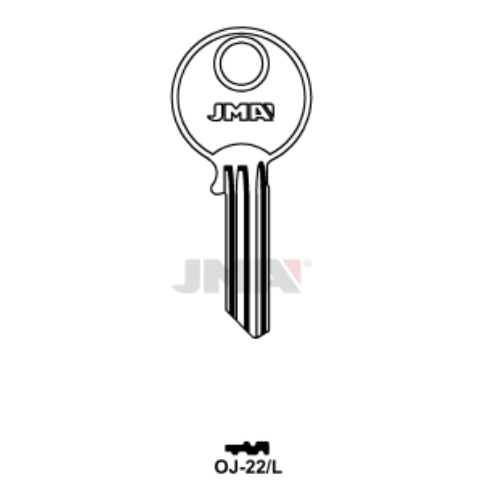 Llave en bruto JMA OJ-22/L