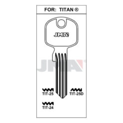 Llave en bruto JMA TIT-25D – vista agrupada