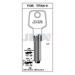 Llave en bruto JMA TIT-29 – vista agrupada