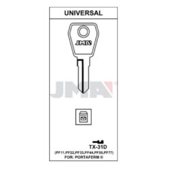 Llave en bruto JMA TX-31D – vista agrupada