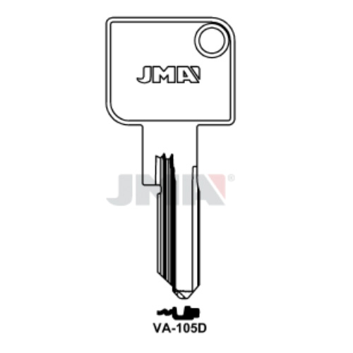 Llave en bruto JMA VA-105D