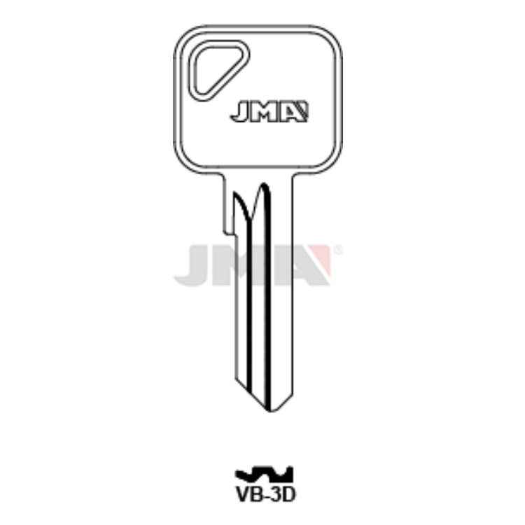 Llave en bruto JMA VB-3D