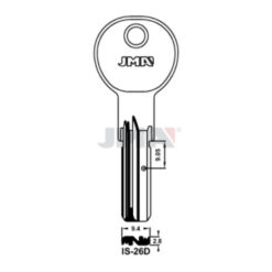 Llave en bruto JMA IS-26D